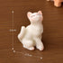 josaner-zz 1/12 Dollhouse Cats w/ Scale Accessories Mini Furniture Model Wooden Miniature (Multicolor-Simple)