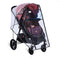 Stroller Rain Cover – Universal Clear Waterproof Baby Travel Weather Shield with Side Flaps for Ventilation