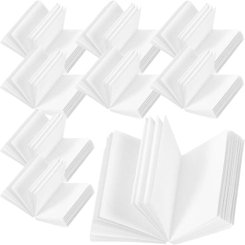150 Totority Pcs Dollhouse Miniature Books Kit - Blank Mini Books for Bookshelf Accessories, Decoration, Fun Model Doll