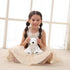 Plush White Polar Bear Stuffed Animal Toy, Soft Cuddly Apricot Lamb for Child (8 Inches)
