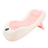 Hamwesh Baby Bath Support, Foldable Portable Safe Quick Drying Adjustable Non Slip Base Baby Bathtub, Newborn Bathtub