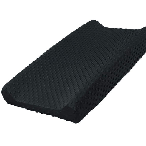 Owlowla Changing Pad Cover, Soft Minky Dots Sheets for Baby Boy and Girl (Black)
