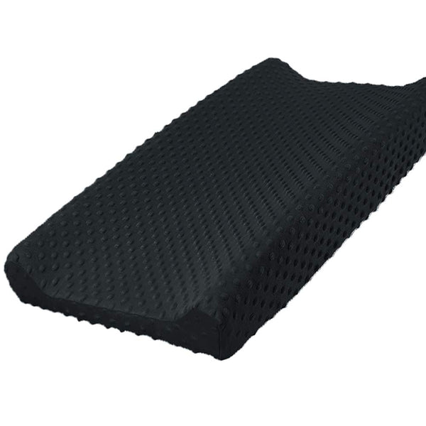 Owlowla Changing Pad Cover, Soft Minky Dots Sheets for Baby Boy and Girl (Black)