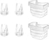 Duckbill Valve Silicone Diaphragm 6pcs, Suitable for Mommed S21 Breast Pump, Compatiable