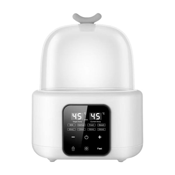 MotiveTech Bottle Warmer with LCD Display for Milk Preparation at Home, White