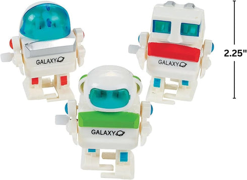 (1 Dozen) Fun Express Wind-Up Robots Party Favors, Party Decorations, Easter Basket Fillers, Stocking Stuffers, Novelty