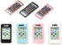 7Pcs Dollhouse Mini Mobiles Phones, Miniatures Cell Phones, Metal Simulation Telephones for 1/12 1/6 Scale Dolls House