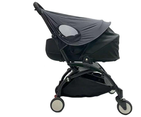 Universal Baby Stroller Sun Shade Sun Rain Shade Blackout Blind Canopy Cover Anti-UV Sun Protection Shield Awning Parasol Sun Umbrella for Strollers Car Seat Pram Buggy Pushchair