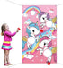 Blulu Unicorn Bean Bag Toss Game for Kids, Outdoor Toys with 3 Nylon Bean Bags, Birthday Party Game