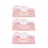 SelHeng 3Pcs White Portable Baby Wipe Case Travel Holder Keeps Wipes Moist Set