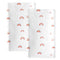Rainbow Changing Pad Cover 2 Pack, 32”x17”x5.5” for Standard Baby Changing Pads, Universal Microfiber Soft Sheets
