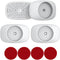 EUDEMON Safety Baby Gate Wall Protector - Wall Saver for Pressure Mounted Gate, 4 Pack, White