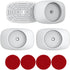 EUDEMON Safety Baby Gate Wall Protector - Wall Saver for Pressure Mounted Gate, 4 Pack, White