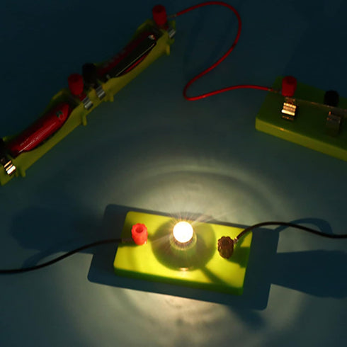 DIY Parallel Series Circuit Learning Kit for Kids - Educational Physics Experiment Tool for Basic Electricity Study