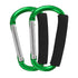 Stroller Hooks by Baby, 2 Pcs Carabiner Organizer for Hanging Purses, Diaper Bag, Shopping Bags, Fits Single/Twin