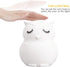 Lumipets Remote Control Silicone Night Light for Kids, Owl Design with 9 Soft Colors & Sleep Timer