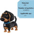 Mini Dog Building Blocks Pet Toy Bricks - Micro Mini 3D Puzzle Building Blocks Set for Kids or Adults (Black Dog