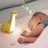 Dinosaur Night Light, Adjustable Night Lamp for Kids Girls Boys, USB Rechargeable Touch Control Bedside Sleep Lamp