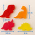BrightBloom (Set 4) Kids Soap Bars of Handmade Natural Dinosaur Shaped Soap for Children Gentle Bath Soap for Sensitive