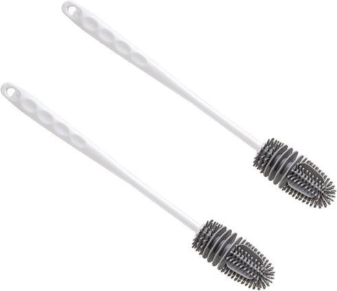 TNNOKL MultiPurposes & Practical Tool Bottle Brush Reusable Silicone Brush for Sports Bottle Baby Bottle