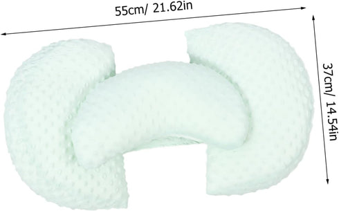 PRETYZOOM Multi-Functional Cooling Pregnancy Pillow for Side Sleeping Maternity Back Support Cushion Soft