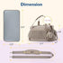 Zhongzhi Mommy Personalized Name Diaper Bag Baby Stroller Organizer Large Capacity Maternity Bag with Insulated Pocket