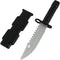 Harmless Fake Knife Toy for Kids - 10 Inch Safe Black Knife with Scabbard for Halloween Party