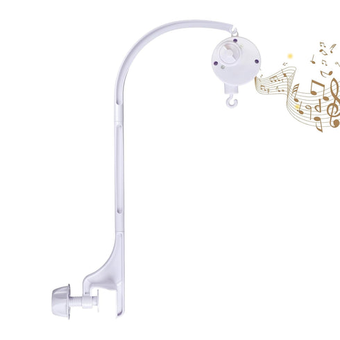SAGOOITS 24 inch Baby Crib Mobile Bed Bell Holder Arm Bracket, with Music
