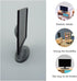 Toyvian Miniature Dollhouse TV, Black Simulation Plastic Television Furniture Model for Dollhouse Decoration