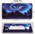Fantasy Black Lotus TCG Playmat - 24 x 14 inches Game Mat for MTG DTCG CCG RPG Trading Card Games