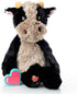 My Baby's Heartbeat Bear Recordable Stuffed Animals with 20 sec Heart Voice Recorder, Cow