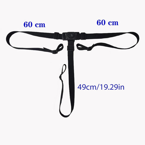 Pryntopha 3 Maximumly Ergonomic Point Adjustable Harness for High Chairs Strollers and Boosters Seats Ensures Security