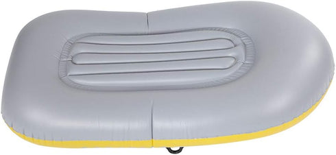 Inflatable Kayak Canoe Portable Boat for 1 Person, Air Rowing Boat for Swimming Pool and Lake Fishing Yellow