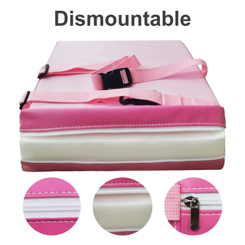 2 Toddler Booster Seat Dining, Washable Straps Safety Buckle Kids Booster Seat for Dining Table, Portable Travel