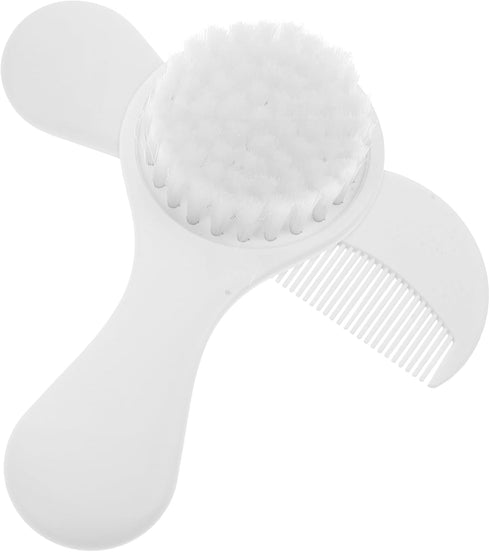 VANZACK 2Pcs Brush and Comb Set with Soft Bristles Gentle Scalp Massage Brush