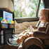Kick Mats Back Seat Protector, 1Pc Waterproof Oxford Seat Back Protector for Kids, Back of Seat Protector for Kids Feet