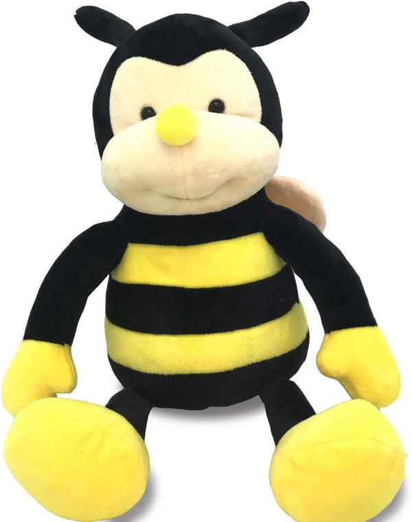 Garden Buzz Cuties Nana The Bee - Plush Bumblebee Stuffed Animal with Smile Face and Yellow Wings