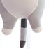 Long Gray Cat Plush Pillow Toy - Cute Cartoon Cat Stuffed Animal, Soft Long Body Pillow Gift for Kids (35.43in)