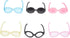 TOYANDONA 40pcs Doll Glasses, Miniature Eyeglasses Costume Accessories for Dollhouse Crafts (Random Color)