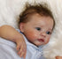 Anano Real Baby Full Body Silicone Doll Boy, 19 Inch Anatomical Correct Realistic Flexible Reborn Baby