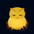 Owl Night Light Baby Bedside Lamp - Silicone Nursery Lamp for Breastfeeding, Adjustable Brightness & Color, Holiday