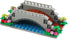 Arch Bridge Pond Building Blocks, Small Fountain Scenery Accessories Set Compatible with Major Brands