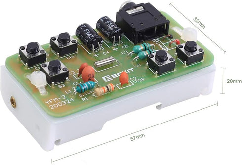 2 PCS DIY Radio Kit - Icstation FM Radio Kit, Soldering Project Radio Module for STEM Labs