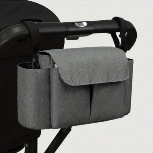 PHJKCRWXUL Stroller Organizer Bags Mummy Large Capacity Travel Hanging Bag Bottle Holder Pram