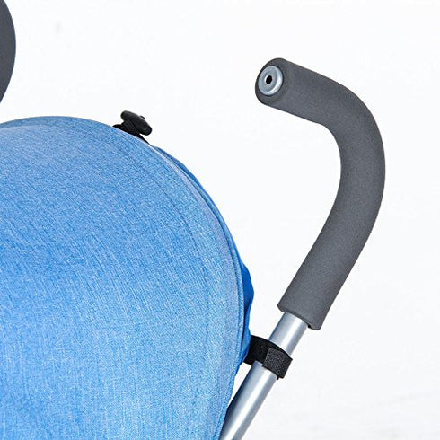 Xcivi Replacement Foam Handle Cover - Baby Stroller Pushchair Accessory (Black, Fit Dia 0.6~0.8 Inches)