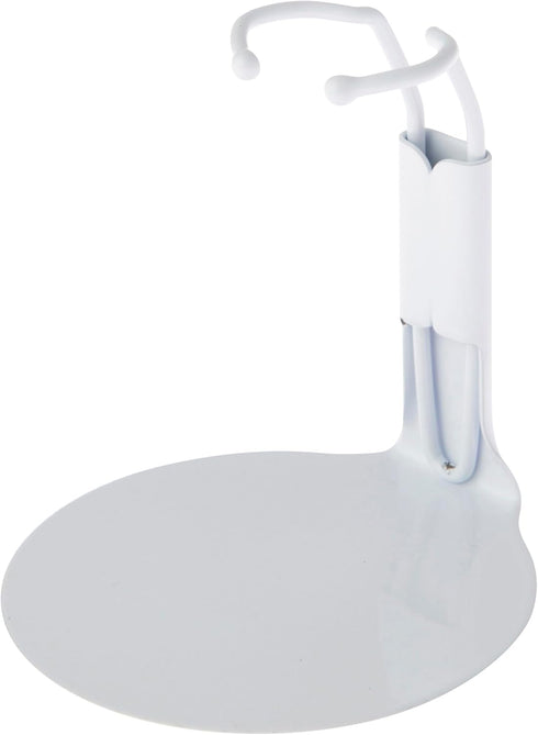 Plymor DSP-20W White Adjustable Action Figure Stand, Fits 3.75 and 4 Inch Action Figures, Waist 0.75 to 1 Inches Wide