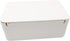 DEF Wipes Dispenser - Polypropylene Baby Wipes Case, Keeps Wet Tissue Fresh, Easy Open and Close, Non-Slip (White)