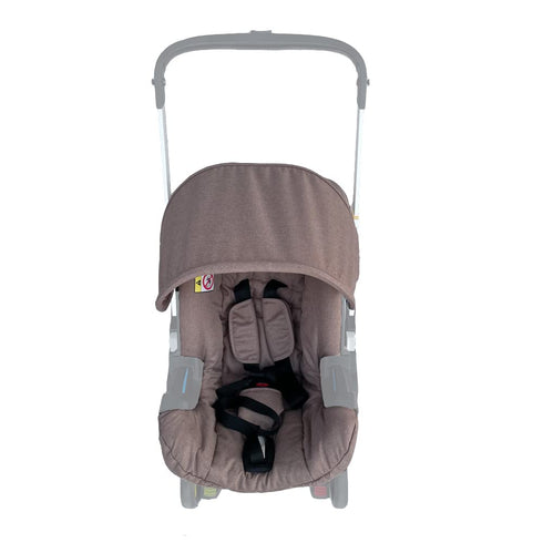 Generic Changing Washing Kit,Canopy Sunshade Cover,Compatible with Car Seat Doona Strollers (Beige)