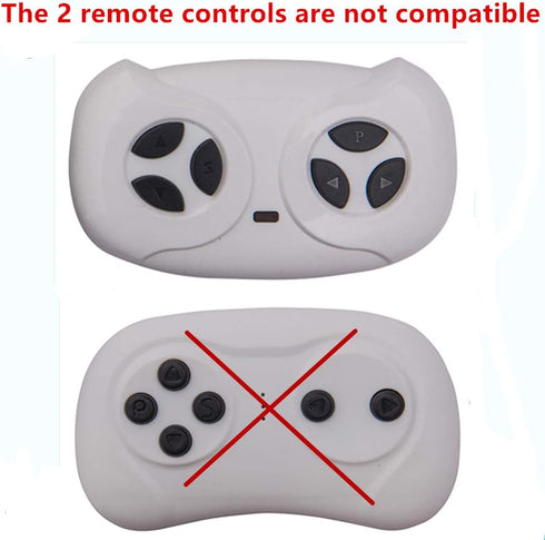 Children's Electric Car Replacement Parts - White Remote Control Transmitter Handle Accessories