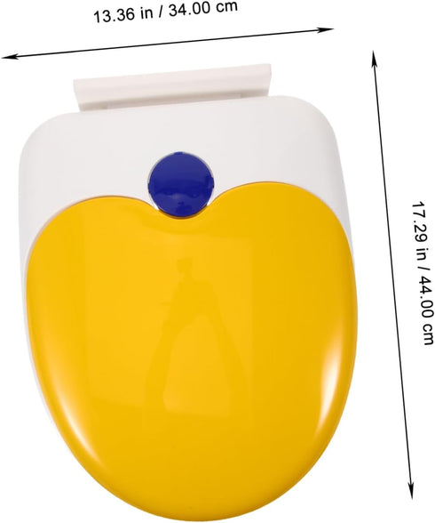 Mipcase Boy Girl U-shaped Potty Training Seat Boy Girl Toilet Training Seat Easy to Install Lightweight Suitable